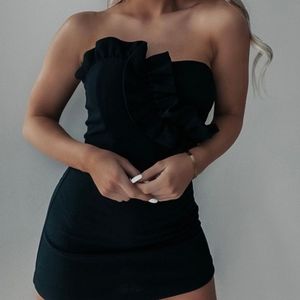 Hope's Make It Happen Strapless Romper